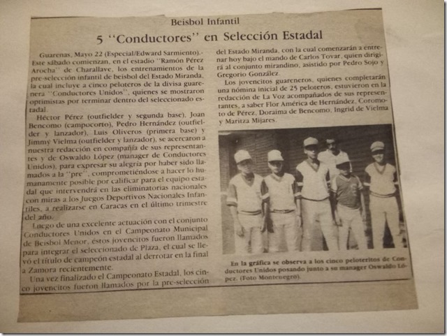 Articulo_Seleccion_Estadal_Beisbol_Infantil